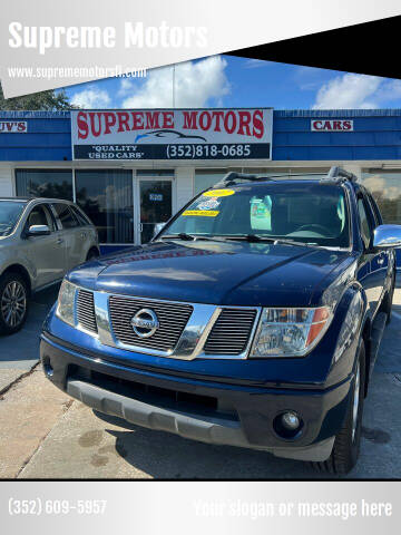 2007 Nissan Frontier for sale at Supreme Motors in Leesburg FL