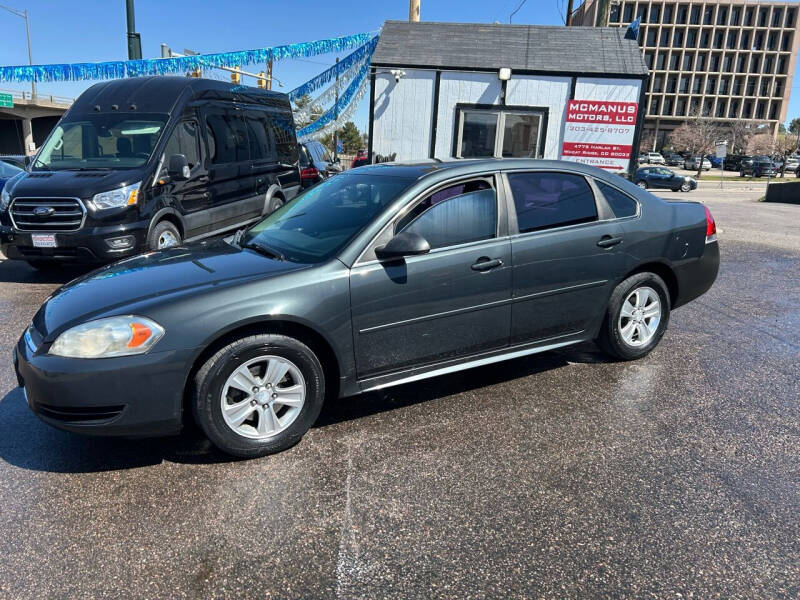 2013 Chevrolet Impala for sale at McManus Motors in Wheat Ridge CO