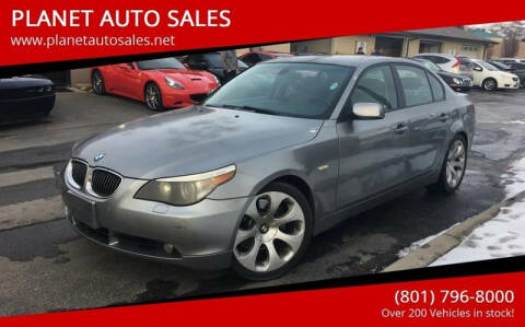 2007 BMW 5 Series for sale at PLANET AUTO SALES in Lindon UT