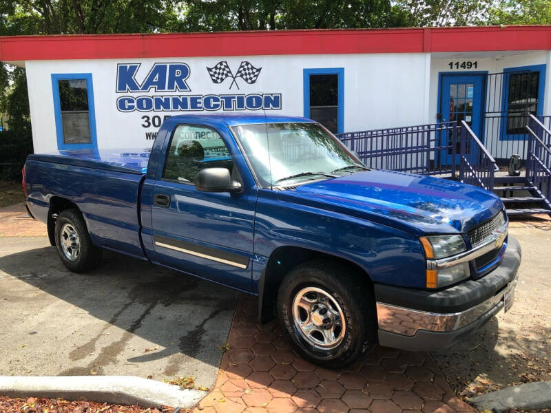 2003 Chevrolet Silverado 1500 for sale at Kar Connection in Miami FL
