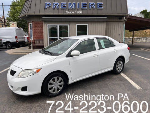 2010 Toyota Corolla for sale at Premiere Auto Sales in Washington PA