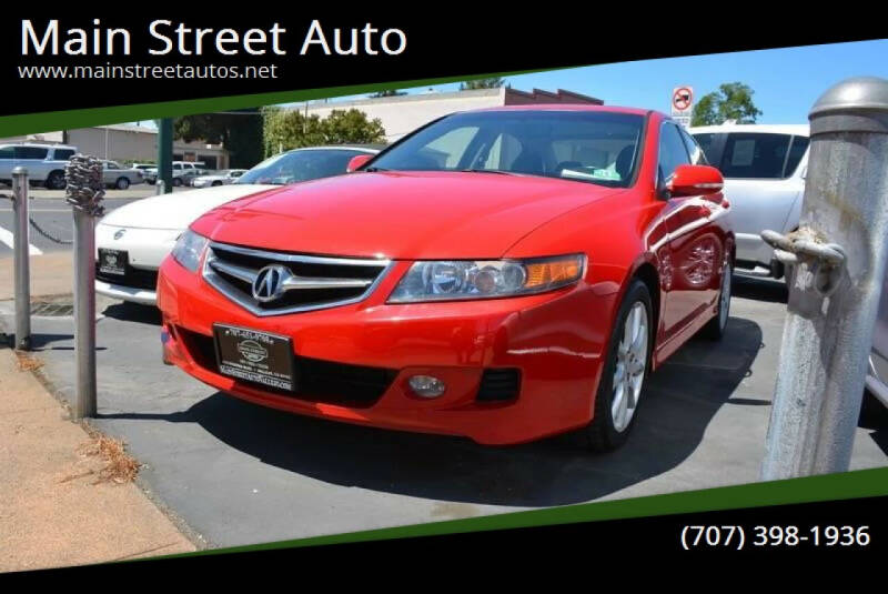 2008 Acura TSX for sale at Main Street Auto in Vallejo CA