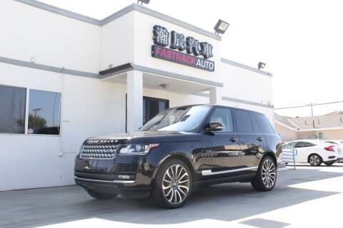 2016 Land Rover Range Rover for sale at Fastrack Auto Inc in Rosemead CA
