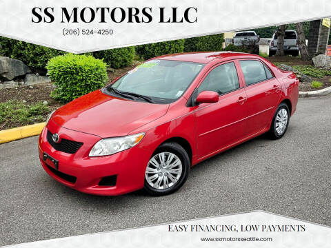 2009 Toyota Corolla for sale at SS MOTORS LLC in Edmonds WA