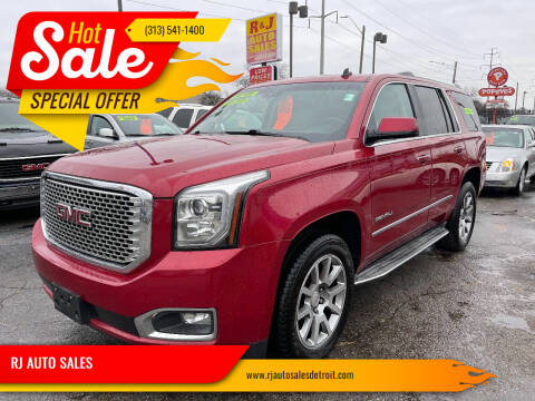 2015 GMC Yukon for sale at RJ AUTO SALES in Detroit MI