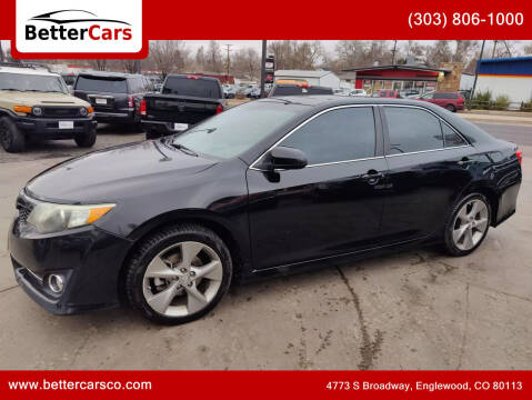 2012 Toyota Camry for sale at Better Cars in Englewood CO