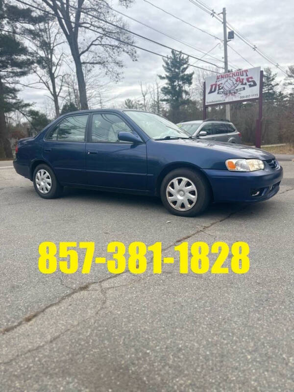 2002 Toyota Corolla for sale at Knockout Deals Auto Sales in West Bridgewater MA