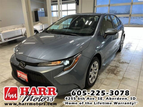 2020 Toyota Corolla for sale at Harr Motors Bargain Center in Aberdeen SD