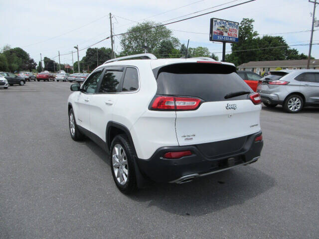 2016 Jeep Cherokee for sale at FINAL DRIVE AUTO SALES INC in Shippensburg, PA