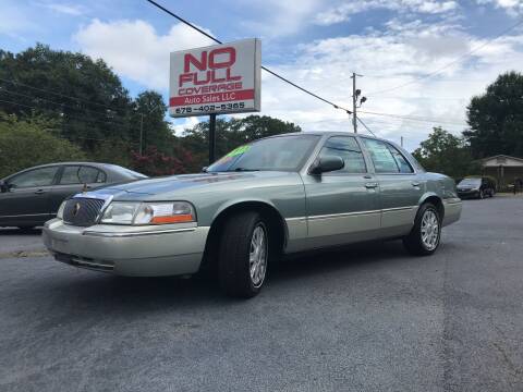 2005 Mercury Grand Marquis for sale at NO FULL COVERAGE AUTO SALES LLC in Austell GA