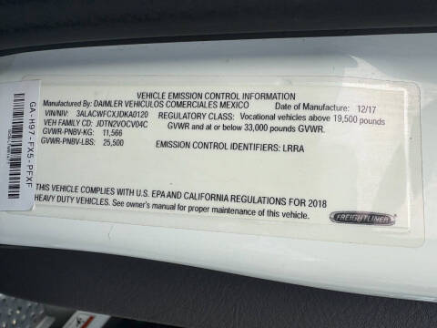 2018 Freightliner M2 106