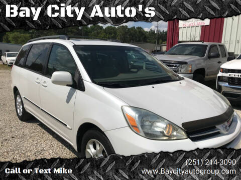 2005 Toyota Sienna for sale at Bay City Auto's in Mobile AL