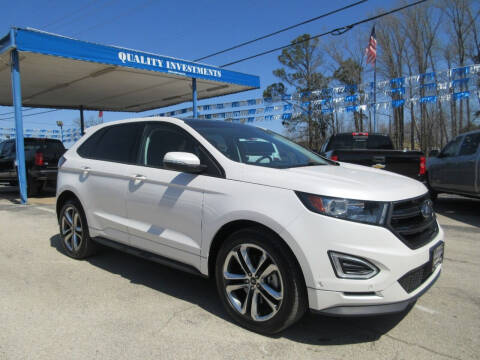 2018 Ford Edge for sale at Quality Investments in Tyler TX
