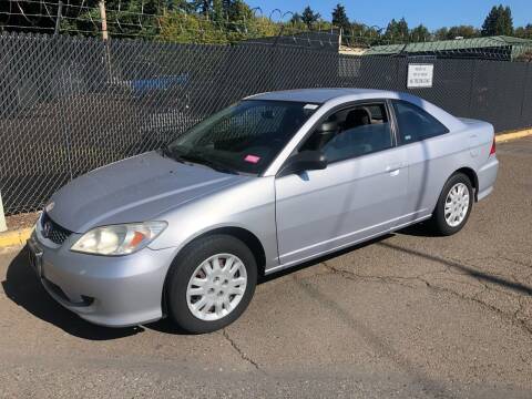2005 Honda Civic for sale at Blue Line Auto Group in Portland OR