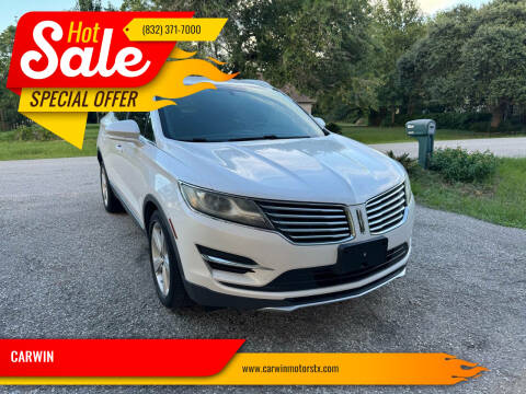 2015 Lincoln MKC for sale at CARWIN in Katy TX