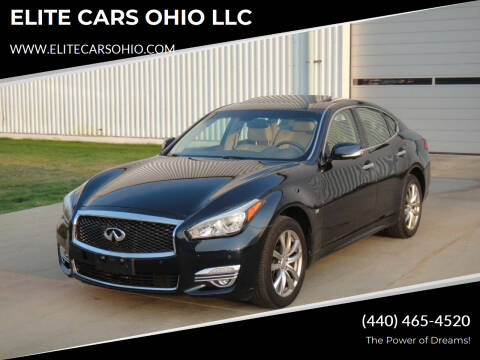 2015 Infiniti Q70 for sale at ELITE CARS OHIO LLC in Solon OH