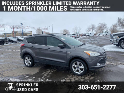 2014 Ford Escape for sale at Sprinkler Used Cars in Longmont CO