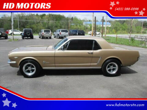 1965 Ford Mustang for sale at HD MOTORS in Kingsport TN