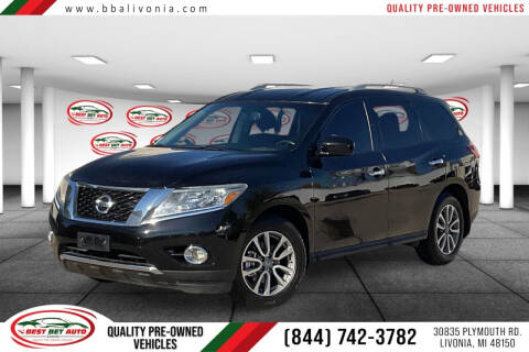 2016 Nissan Pathfinder for sale at Best Bet Auto in Livonia MI