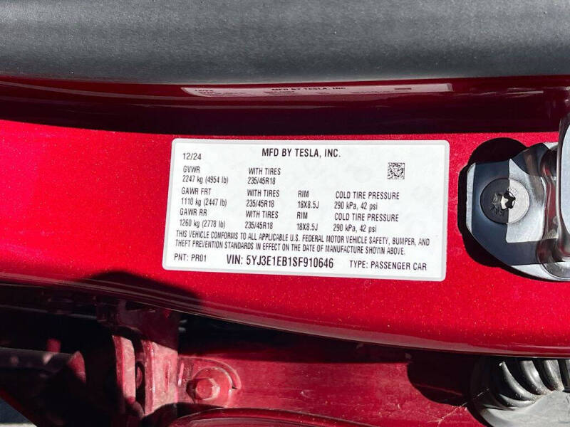 2025 Tesla Model 3 Long Range