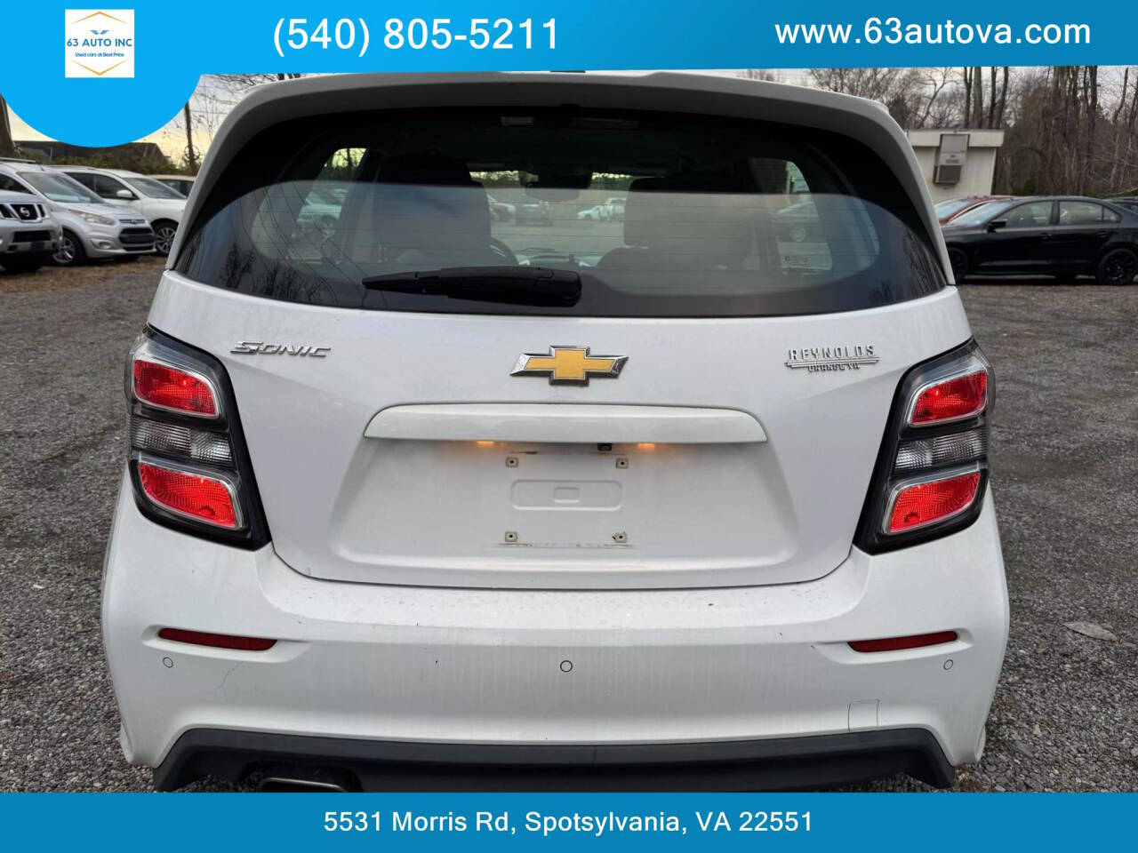 2019 Chevrolet Sonic for sale at 63 Auto Inc in Spotsylvania, VA