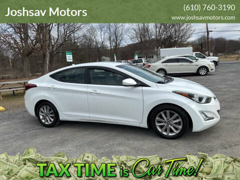 2015 Hyundai Elantra for sale at Joshsav Motors in Walnutport PA