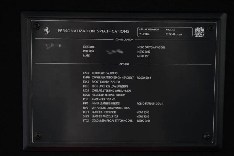 2018 Ferrari GTC4Lusso