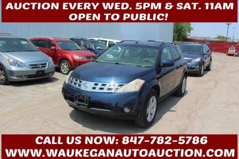 2003 Nissan Murano for sale at Waukegan Auto Auction in Waukegan IL