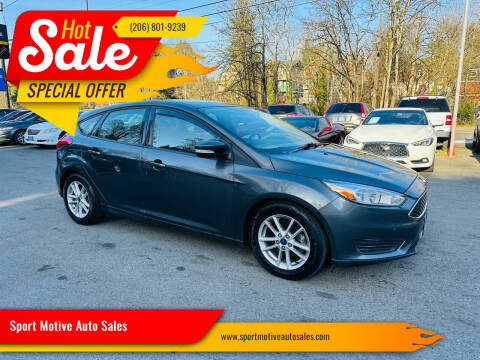 2016 Ford Focus for sale at Sport Motive Auto Sales in Seattle WA