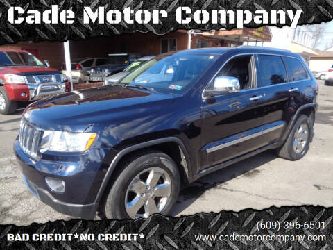 2011 Jeep Grand Cherokee for sale at Cade Motor Company in Lawrence Township NJ