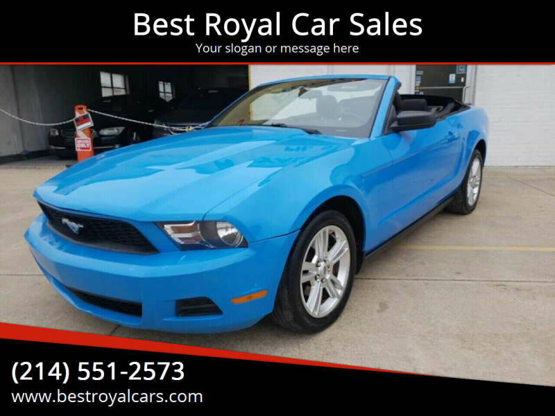 2010 Ford Mustang for sale at Best Royal Car Sales in Dallas TX