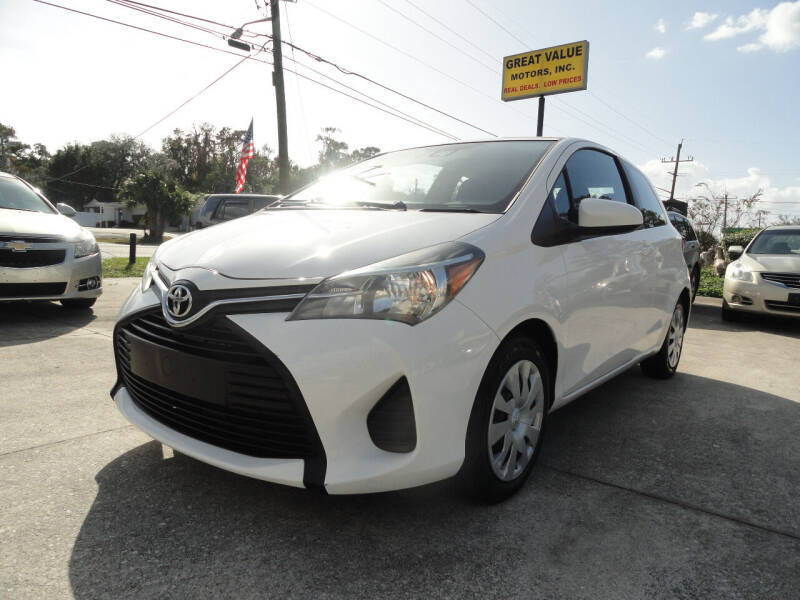 2017 Toyota Yaris for sale at GREAT VALUE MOTORS in Jacksonville FL