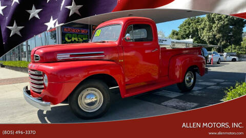 1950 Ford F1 for sale at Allen Motors, Inc. in Thousand Oaks CA
