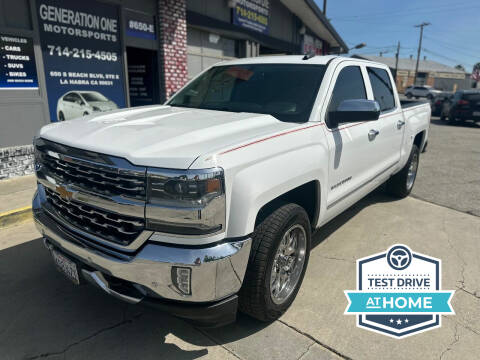 2016 Chevrolet Silverado 1500 for sale at GENERATION ONE MOTORSPORTS in La Habra CA