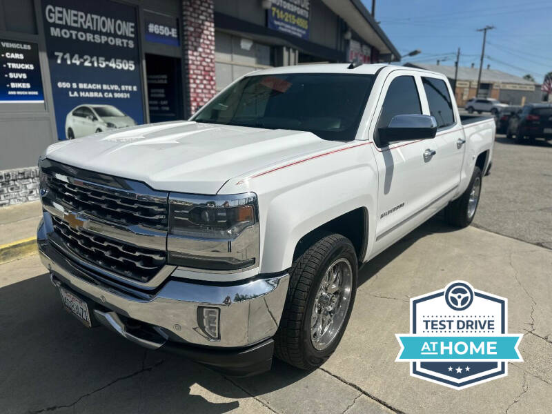 2016 Chevrolet Silverado 1500 for sale at GENERATION ONE MOTORSPORTS in La Habra CA