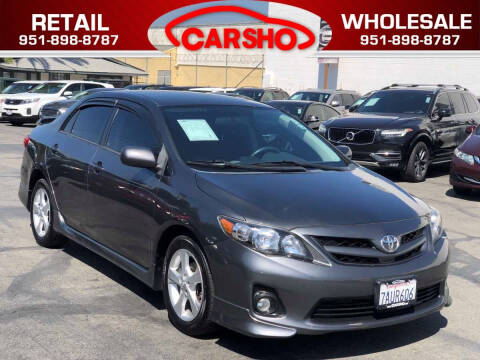 2013 Toyota Corolla for sale at Car SHO in Corona CA