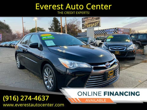 2015 Toyota Camry Hybrid for sale at Everest Auto Center in Sacramento CA