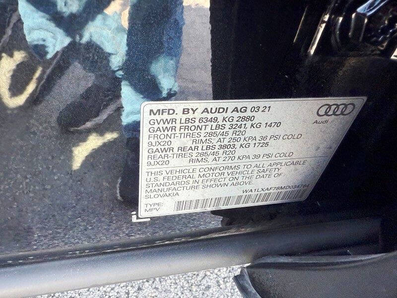 2021 Audi Q7 quattro Premium Plus 55 TFSI