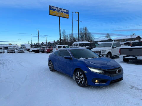 2016 Honda Civic for sale at Dependable Used Cars in Anchorage AK