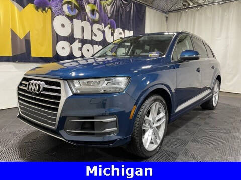 2018 Audi Q7 for sale at Monster Motors in Michigan Center MI