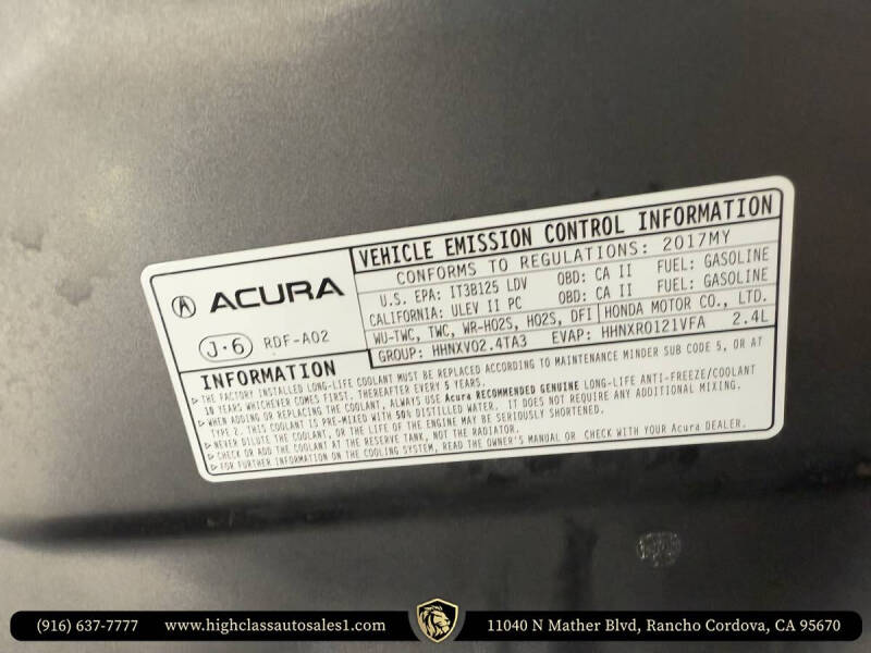 2017 Acura TLX w/Tech