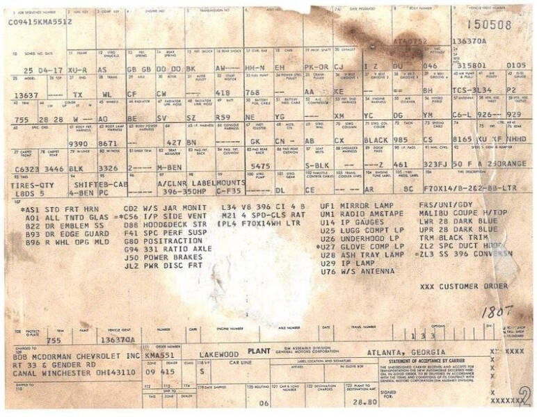 1970 Chevrolet Chevelle