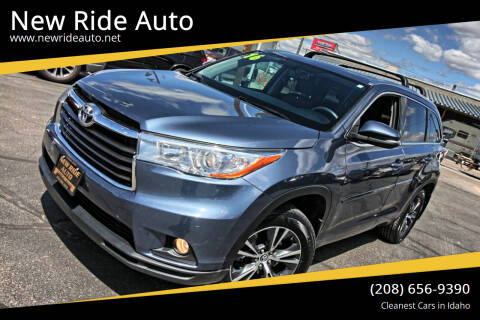 2016 Toyota Highlander for sale at New Ride Auto in Rexburg ID