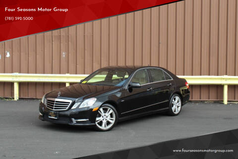 2012 Mercedes-Benz E-Class for sale at Four Seasons Motor Group in Swampscott MA
