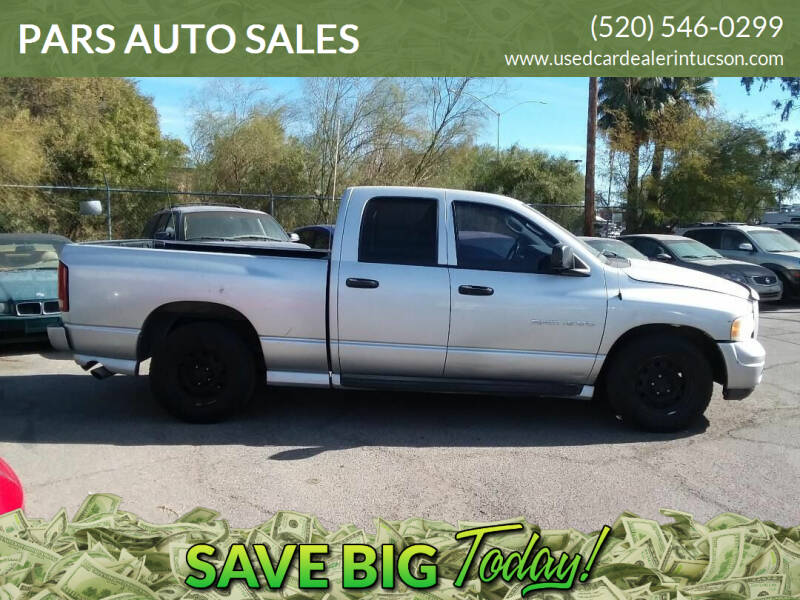 2003 Dodge Ram Pickup 1500 for sale at PARS AUTO SALES in Tucson AZ