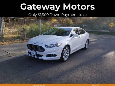 2014 Ford Fusion for sale at Gateway Motors in Hayward CA