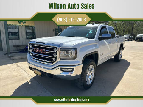 2018 GMC Sierra 1500 for sale at Wilson Auto Sales in Chandler TX