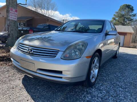 2003 Infiniti G35 for sale at Efficiency Auto Buyers in Milton GA
