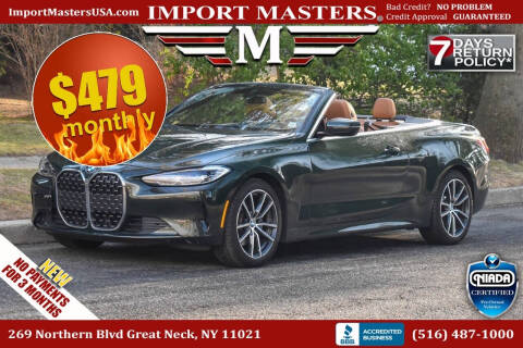 2022 BMW 4 Series for sale at Import Masters in Great Neck NY