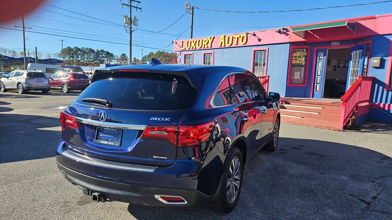 2014 Acura MDX for sale at Luxury Auto Sales, Inc in Norfolk, VA